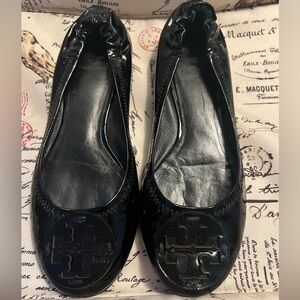 Black Tory Burch Ballet Flat, size 8.5